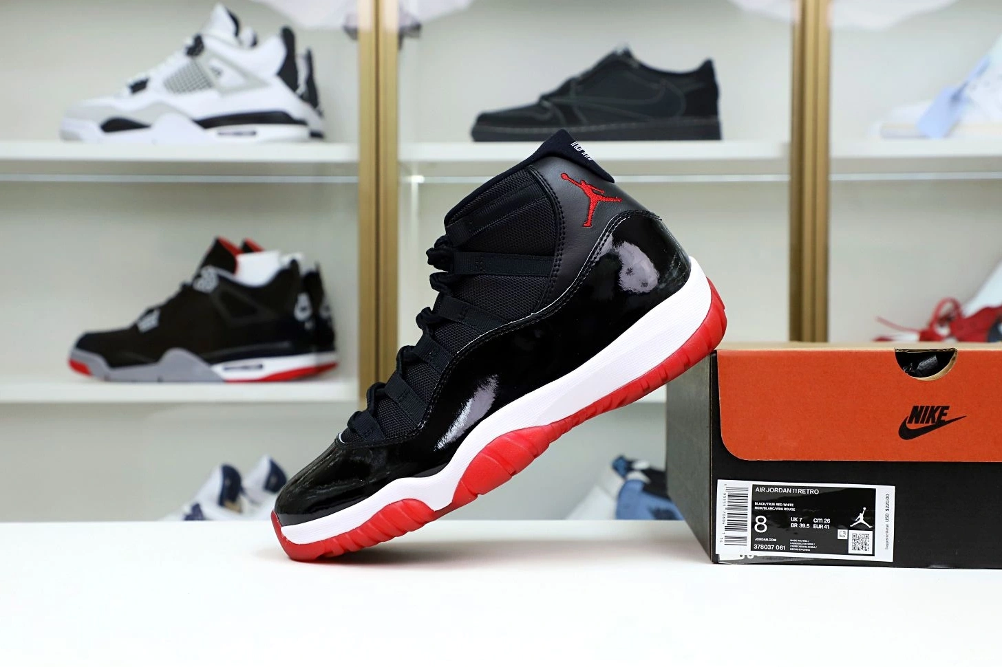 JORDAN 11 2019 RETRO AIR 'BRED' 0816